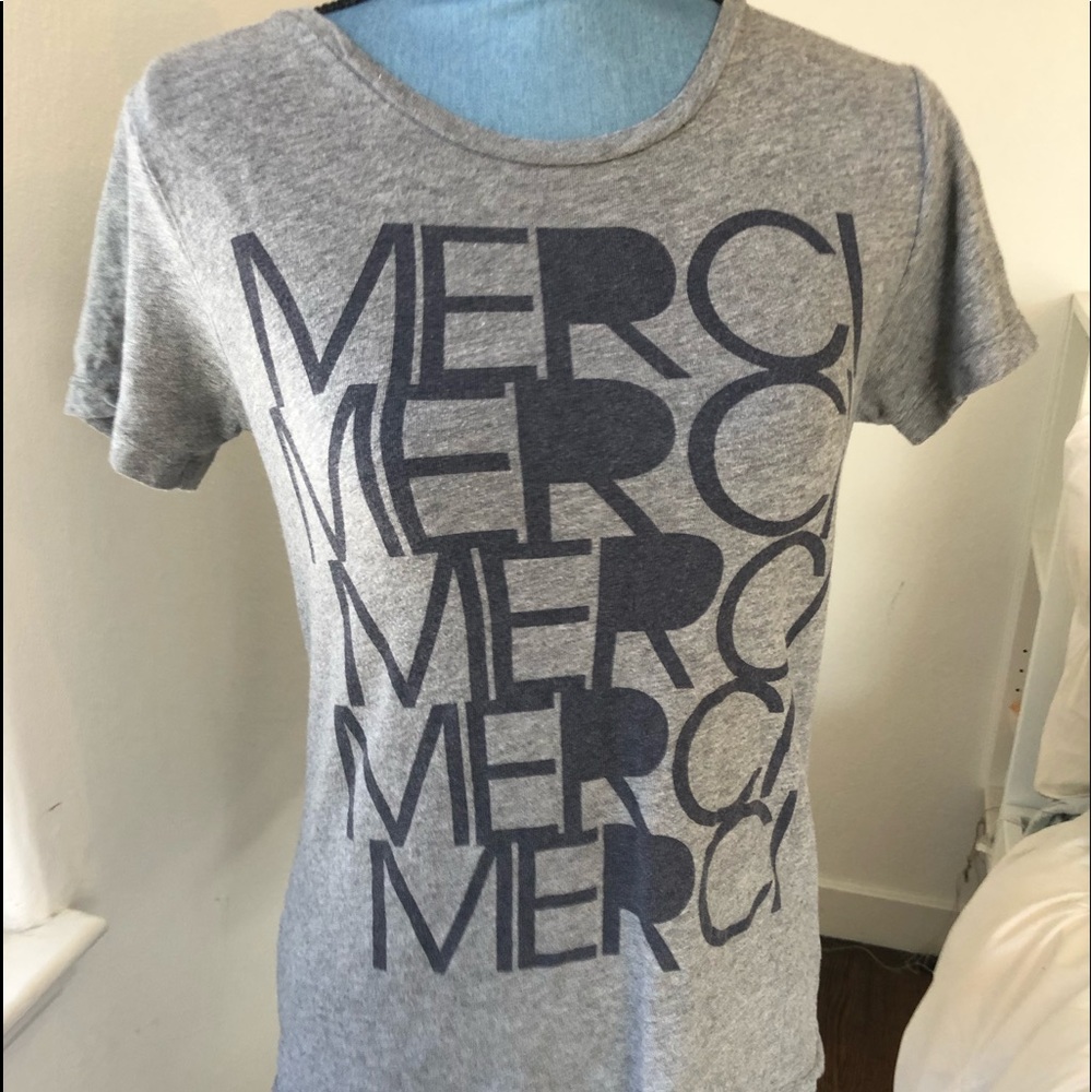 JCrew Collection T-shirt with Merci size small